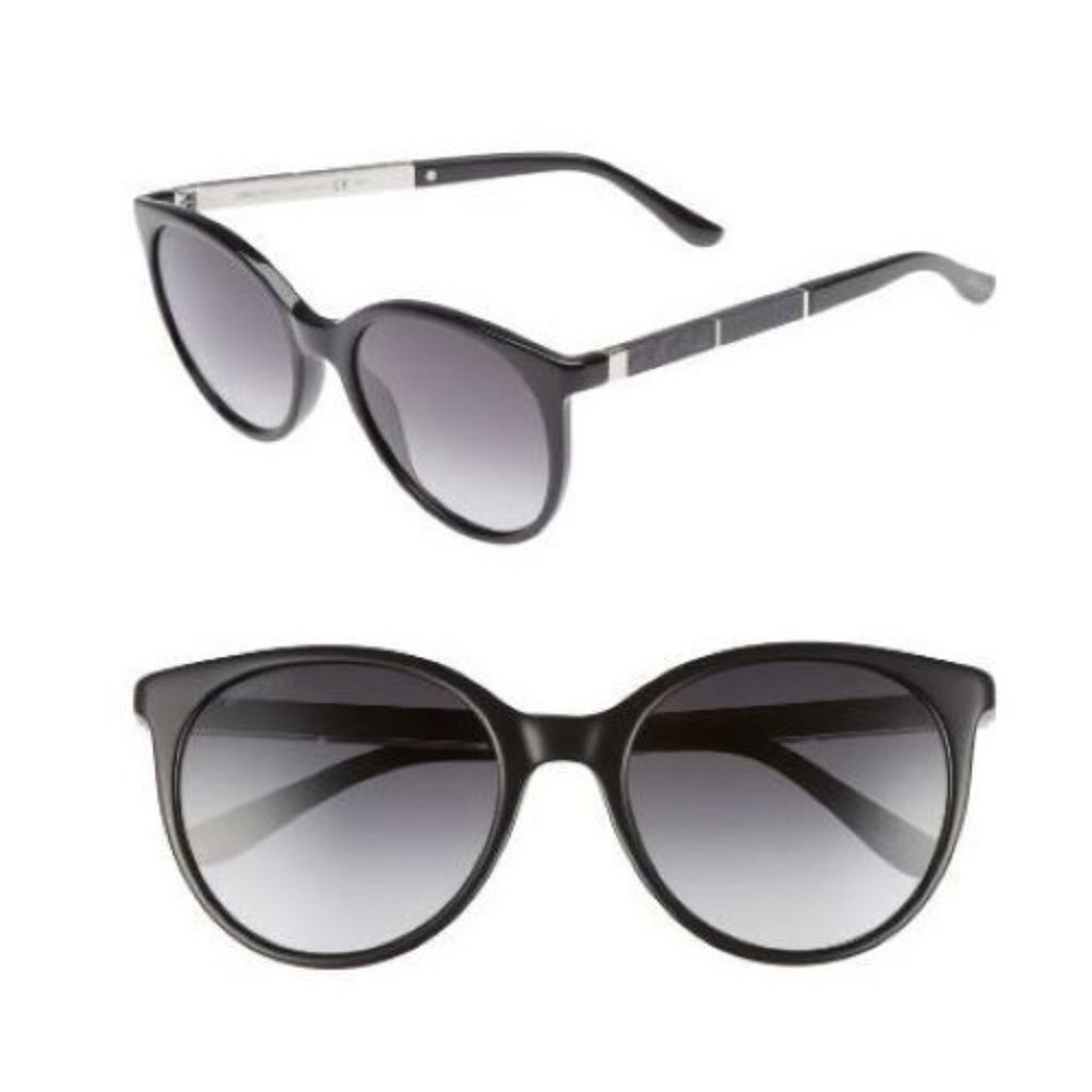 Jimmy Choo Erie 807 Black Erie S Gradient Round Sunglasses Lens 54mm - Picture 8 of 10